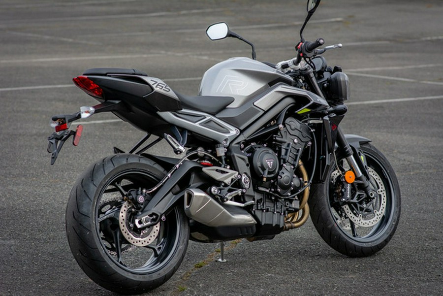 2024 Triumph Street Triple 765 R Silver Ice