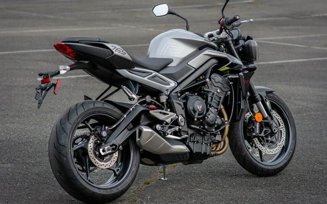 2024 Triumph Street Triple 765 R Silver Ice