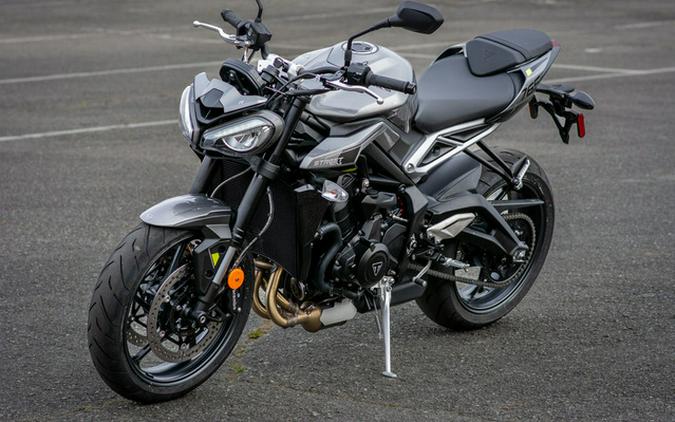 2024 Triumph Street Triple 765 R Silver Ice