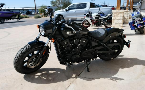 2025 INDIAN MOTORCYCLE SCOUT BOBBER LIMITED BLACK METALLIC