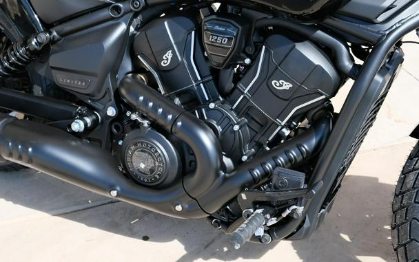 2025 INDIAN MOTORCYCLE SCOUT BOBBER LIMITED BLACK METALLIC