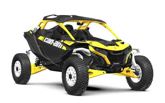 2024 Can-Am® Maverick R X RS with Smart-Shox Carbon Black & Neo Yellow