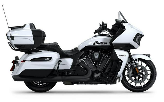 2025 Indian Pursuit Dark Horse 112 Ghost White Metallic Crys