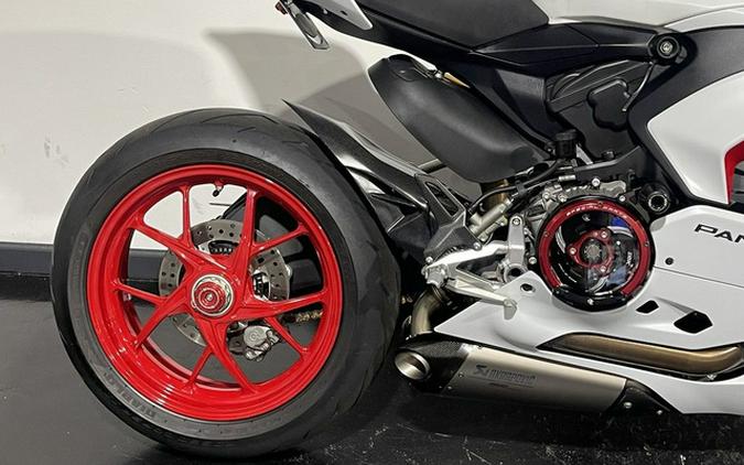 2022 Ducati Panigale V2 White Rosso Livery