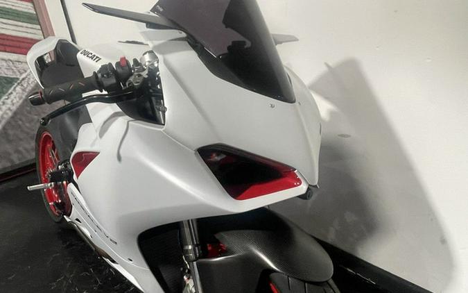 2022 Ducati Panigale V2 White Rosso Livery