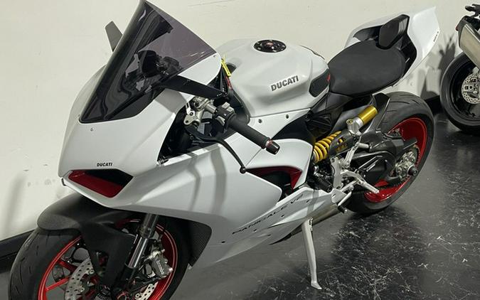 2022 Ducati Panigale V2 White Rosso Livery