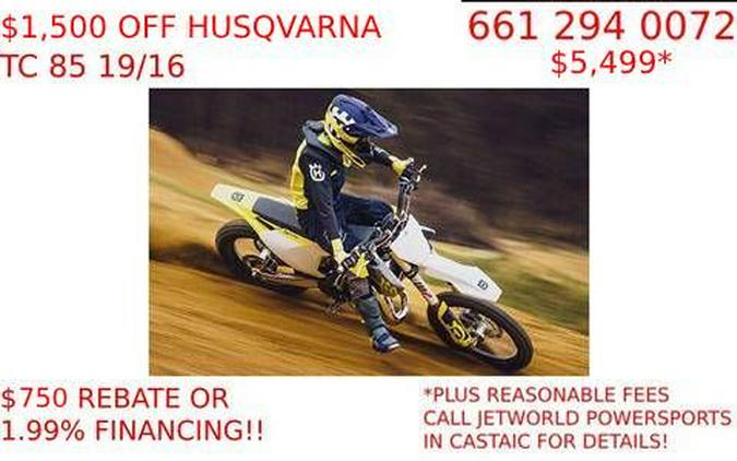 2024 Husqvarna TC 85 19/16