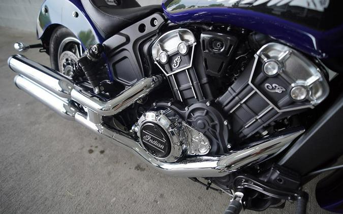 2023 Indian Motorcycle® Scout® ABS Spirit Blue Metallic/Black Metallic