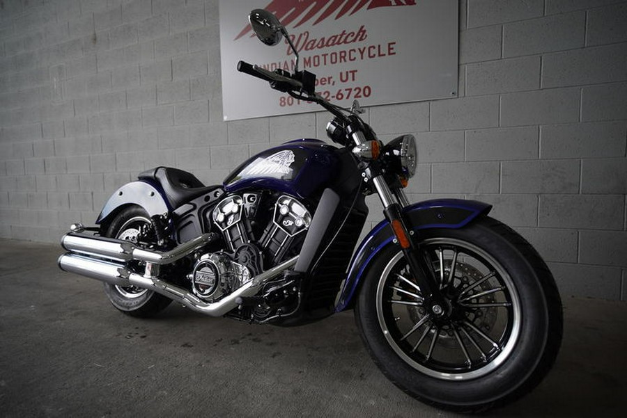 2023 Indian Motorcycle® Scout® ABS Spirit Blue Metallic/Black Metallic