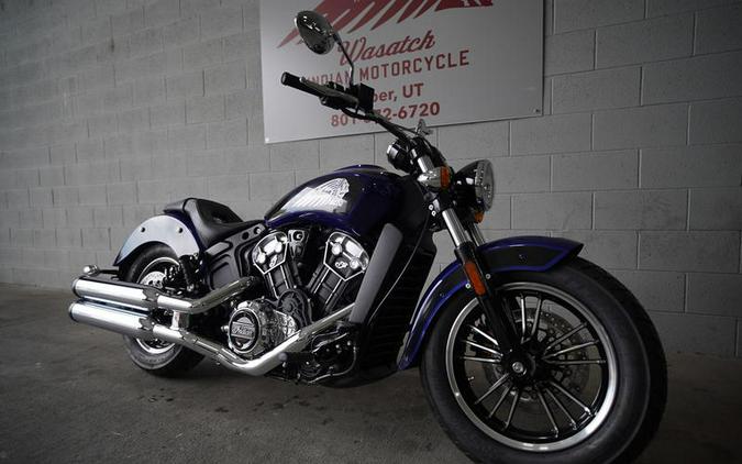 2023 Indian Motorcycle® Scout® ABS Spirit Blue Metallic/Black Metallic