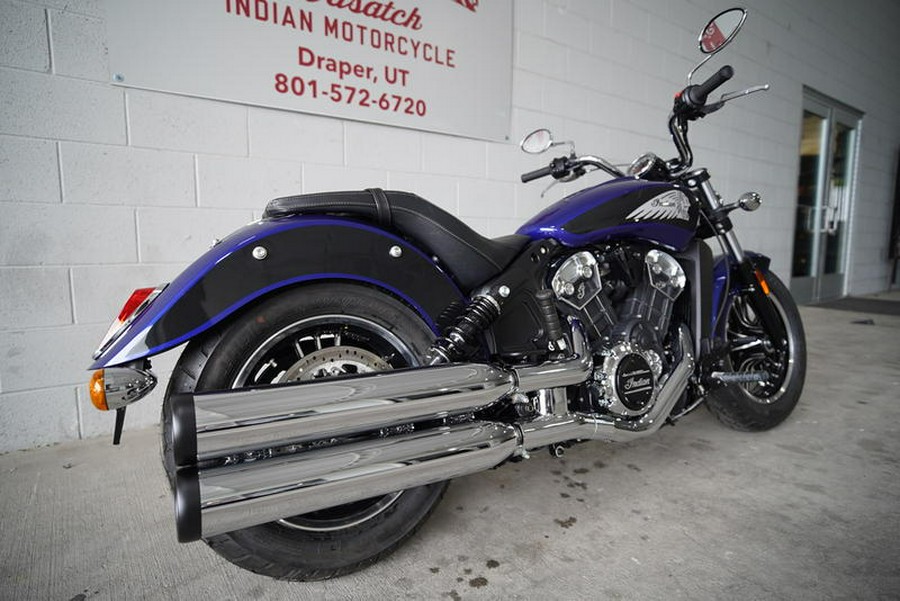 2023 Indian Motorcycle® Scout® ABS Spirit Blue Metallic/Black Metallic