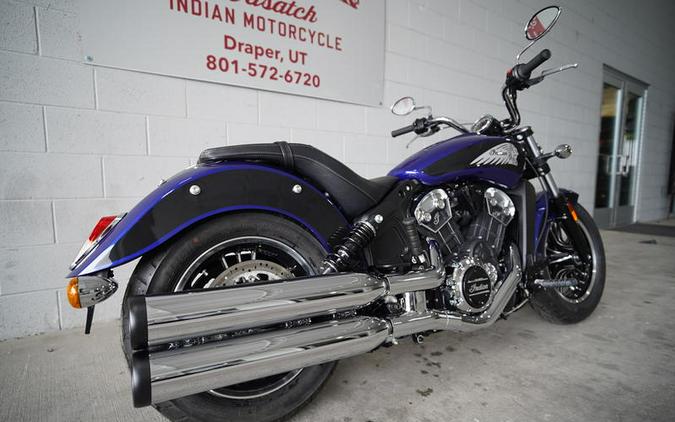 2023 Indian Motorcycle® Scout® ABS Spirit Blue Metallic/Black Metallic