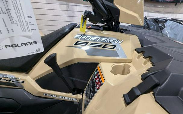 New 2024 POLARIS SPORTSMAN 850 MILITARY TAN