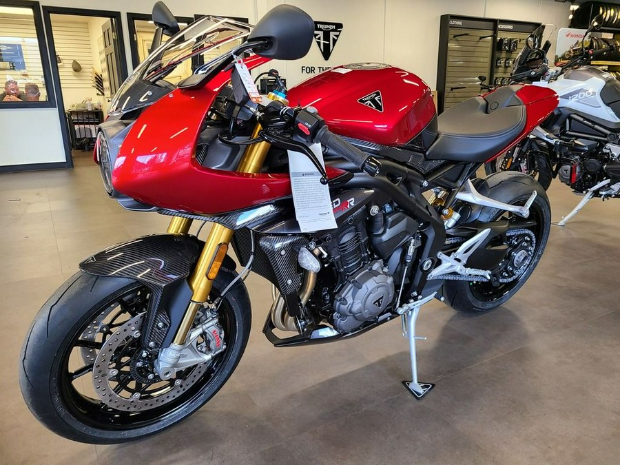 2022 Triumph Speed Triple 1200 RR Red Hopper Storm Grey