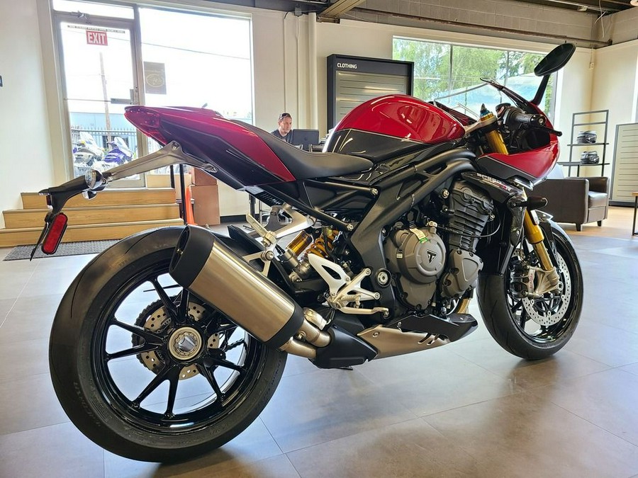 2022 Triumph Speed Triple 1200 RR Red Hopper Storm Grey