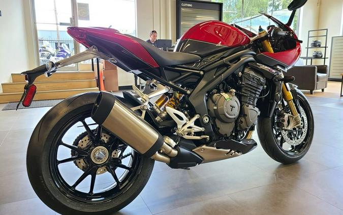 2022 Triumph Speed Triple 1200 RR Red Hopper Storm Grey