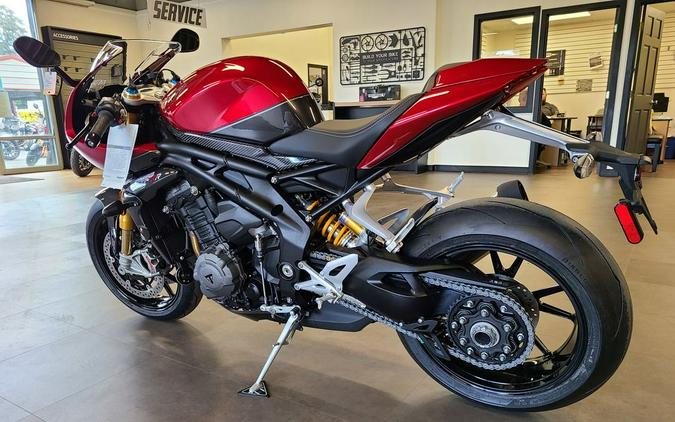 2022 Triumph Speed Triple 1200 RR Red Hopper Storm Grey