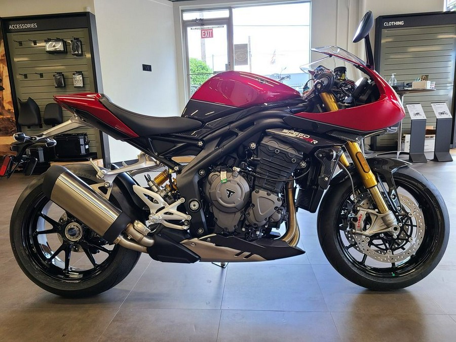 2022 Triumph Speed Triple 1200 RR Red Hopper Storm Grey