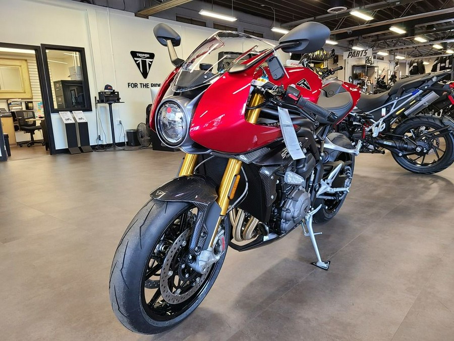 2022 Triumph Speed Triple 1200 RR Red Hopper Storm Grey