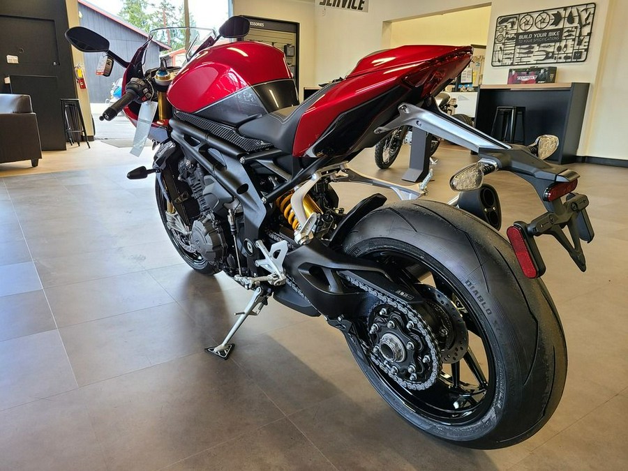 2022 Triumph Speed Triple 1200 RR Red Hopper Storm Grey