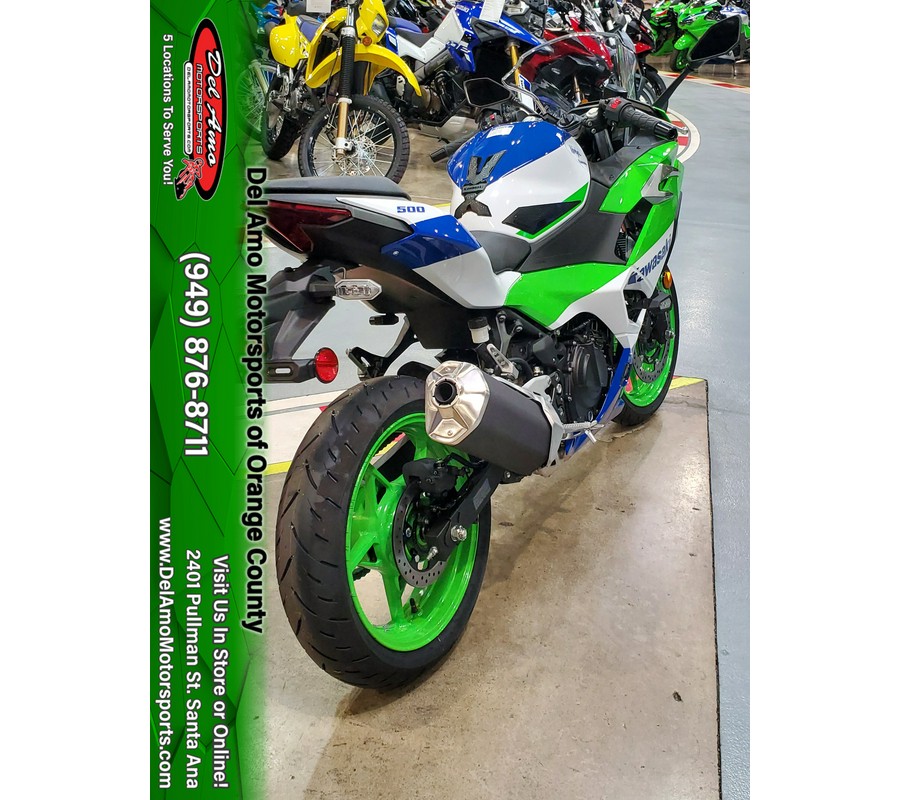 2024 Kawasaki NINJA 500 SE 40TH ANNIVERSARY EDITION