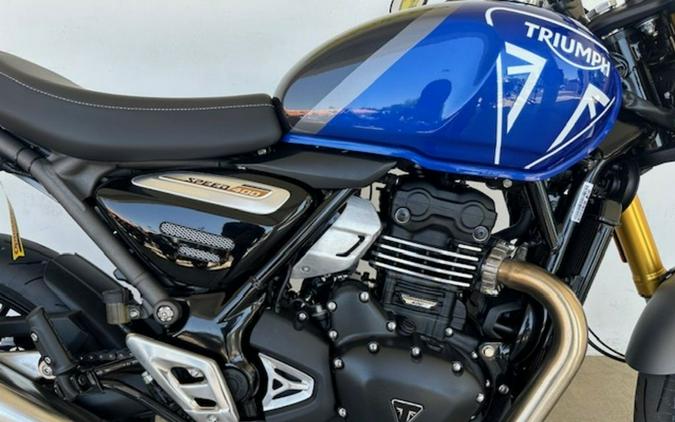 2024 Triumph Speed 400 Caspian Blue / Storm Grey