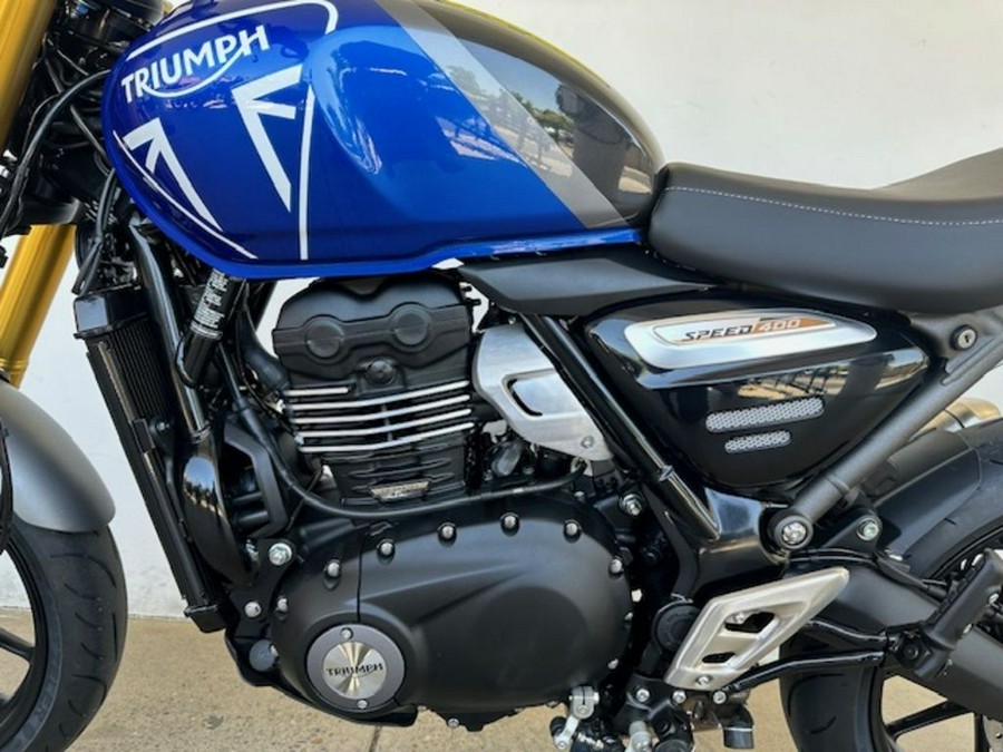 2024 Triumph Speed 400 Caspian Blue / Storm Grey