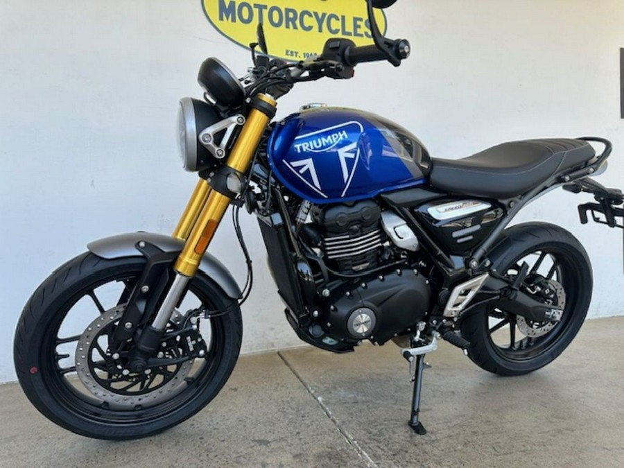 2024 Triumph Speed 400 Caspian Blue / Storm Grey