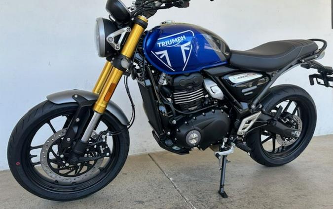 2024 Triumph Speed 400 Caspian Blue / Storm Grey