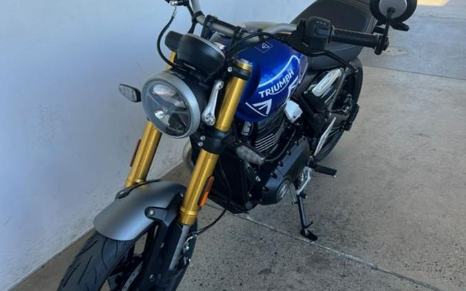 2024 Triumph Speed 400 Caspian Blue / Storm Grey