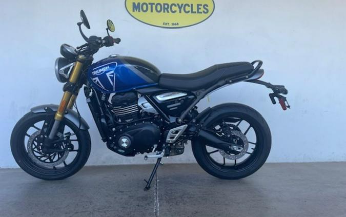 2024 Triumph Speed 400 Caspian Blue / Storm Grey