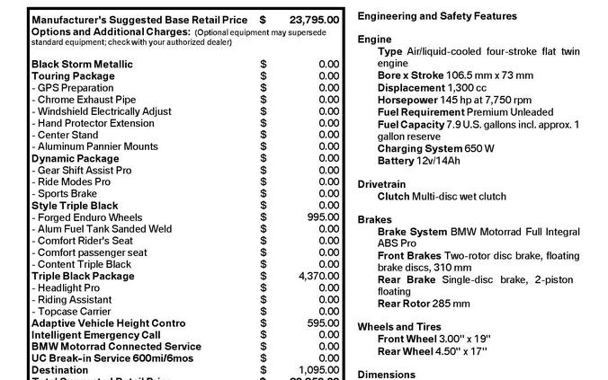 2026 BMW R 1300 GS Adventure