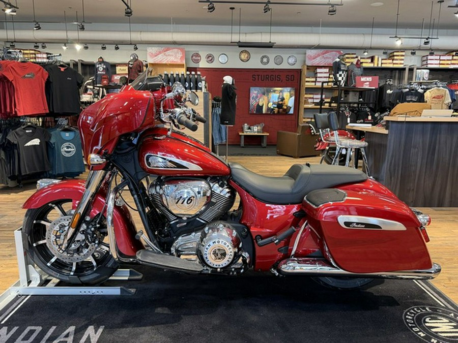 2025 Indian Chieftain Limited W/Powerband Audio Sunset Red Me