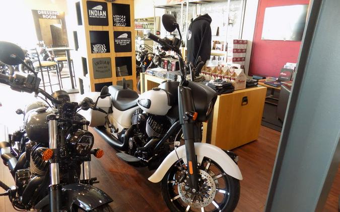 2026 Indian Motorcycle® Springfield ® Dark Horse® Ghost White Metallic Smoke