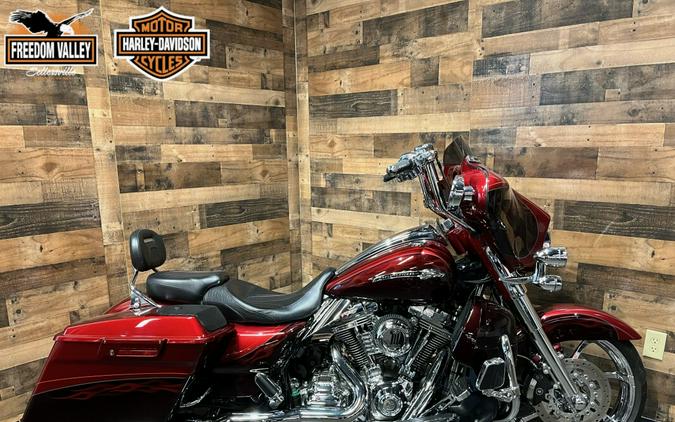 2012 Harley-Davidson® CVO™ Street Glide® Ruby Red & Typhoon Maroon w Phantom Flame FLHXSE3