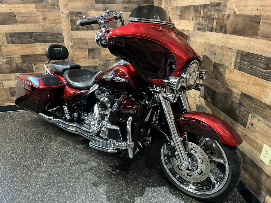 2012 Harley-Davidson® CVO™ Street Glide® Ruby Red & Typhoon Maroon w Phantom Flame FLHXSE3