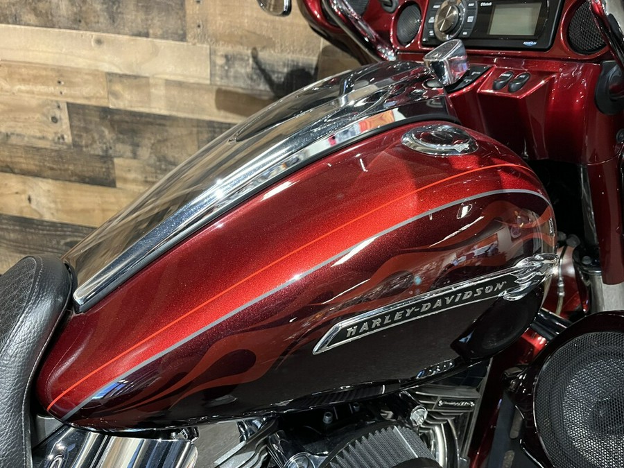 2012 Harley-Davidson® CVO™ Street Glide® Ruby Red & Typhoon Maroon w Phantom Flame FLHXSE3