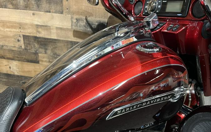 2012 Harley-Davidson® CVO™ Street Glide® Ruby Red & Typhoon Maroon w Phantom Flame FLHXSE3