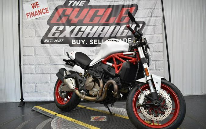 2016 Ducati Monster 821 Star White Silk