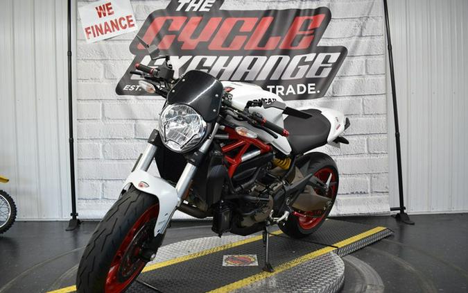2016 Ducati Monster 821 Star White Silk