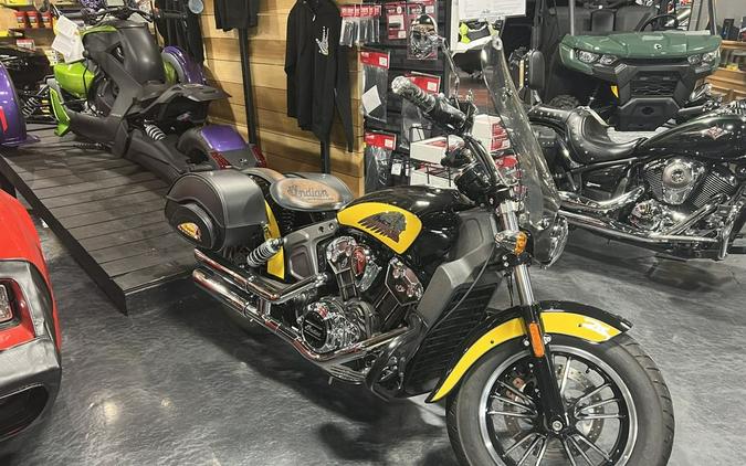 2019 Indian Motorcycle® Scout® Icon Series Thunder Black/Indian Motorcycle Yellow