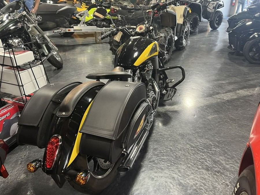 2019 Indian Motorcycle® Scout® Icon Series Thunder Black/Indian Motorcycle Yellow