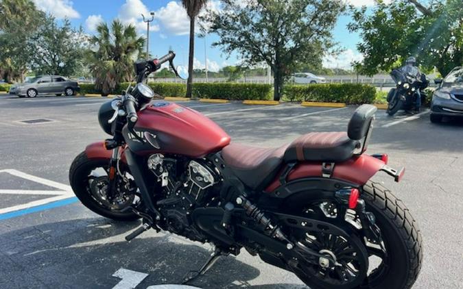 2023 Indian Motorcycle® Scout® Bobber ABS Ruby Smoke