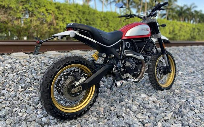 2018 Ducati Scrambler Desert Sled Red Dusk