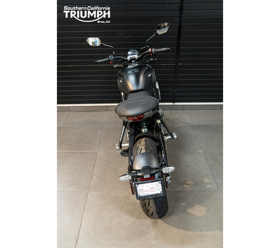 2024 Triumph Trident 660 Matte Jet Black/Matte Silver Ice