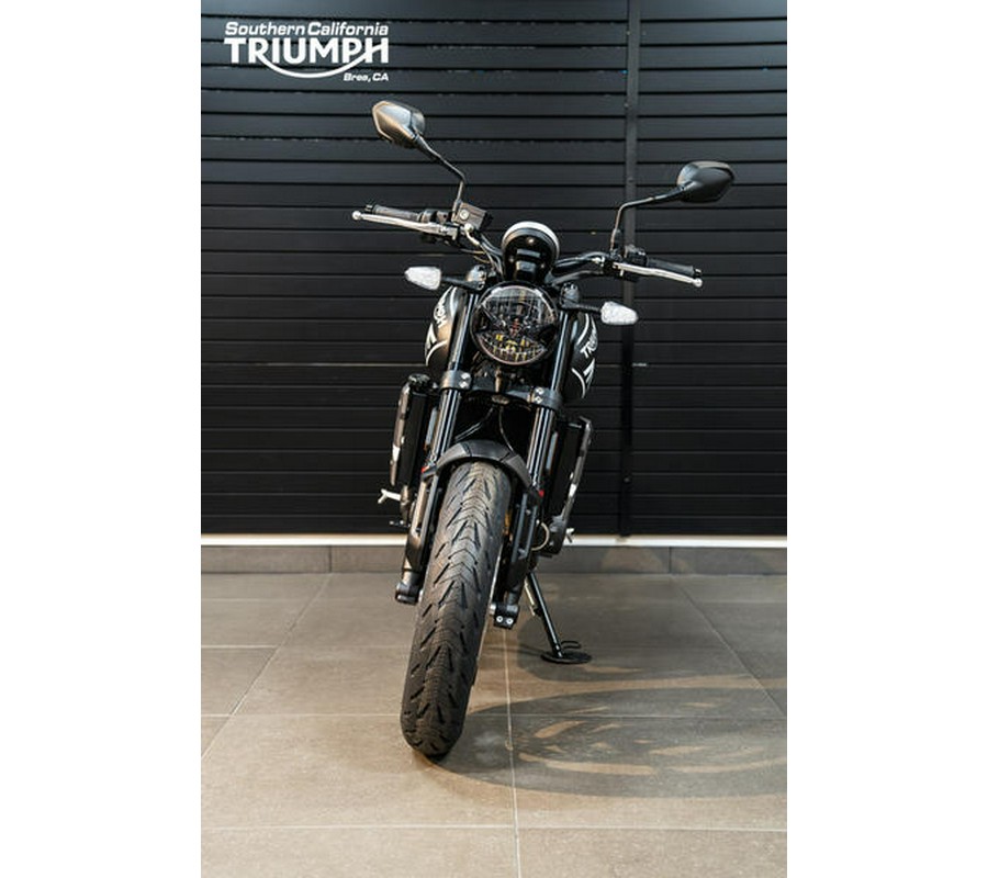 2024 Triumph Trident 660 Matte Jet Black/Matte Silver Ice