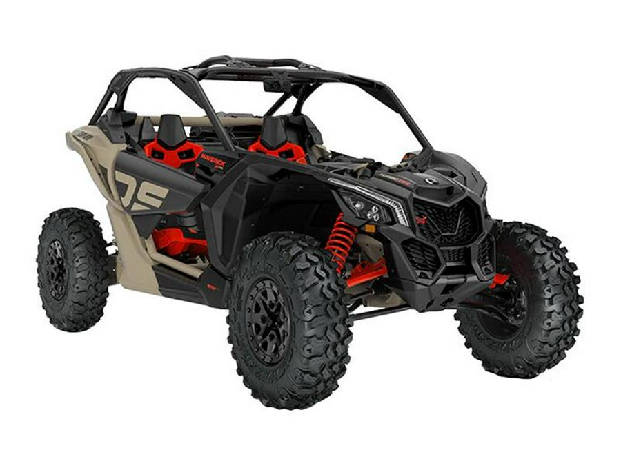 2022 Can-Am® Maverick X3 X ds Turbo RR Desert Tan / Carbon Black / Can-am Red