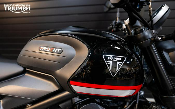 2024 Triumph Trident 660 Sapphire Black