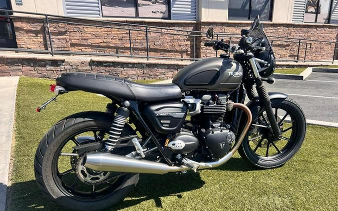 2022 Triumph Street Twin Matte Ironstone