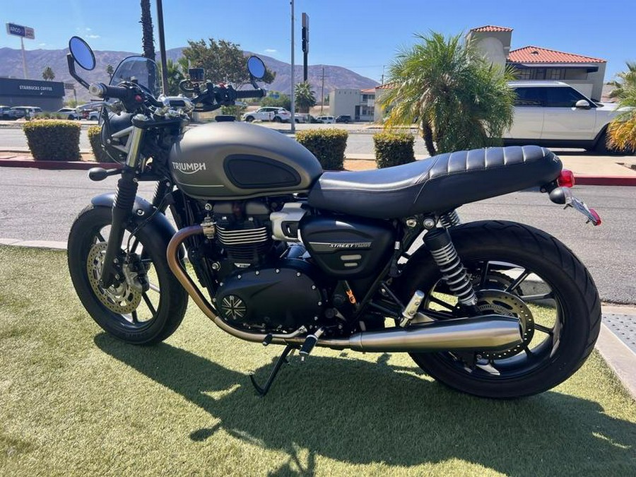 2022 Triumph Street Twin Matte Ironstone